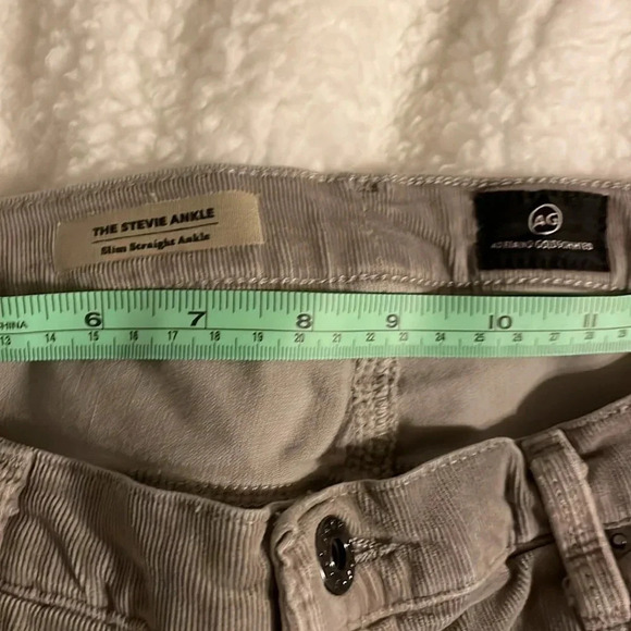 Adriano Goldschmied grey corduroy pants size 32 regular - Picture 4 of 9